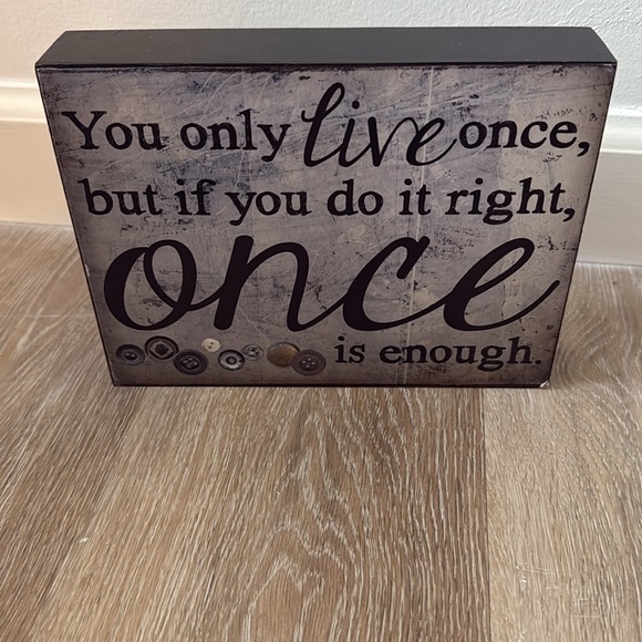 Inspirational Black and Gray Wall Art Decor - Picture 3 of 13